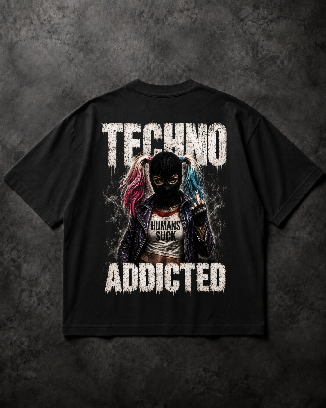 TECHNO ADDICTED - OVERSIZED SHIRT
