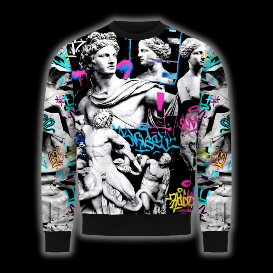 ACID - SWEATSHIRT AOP