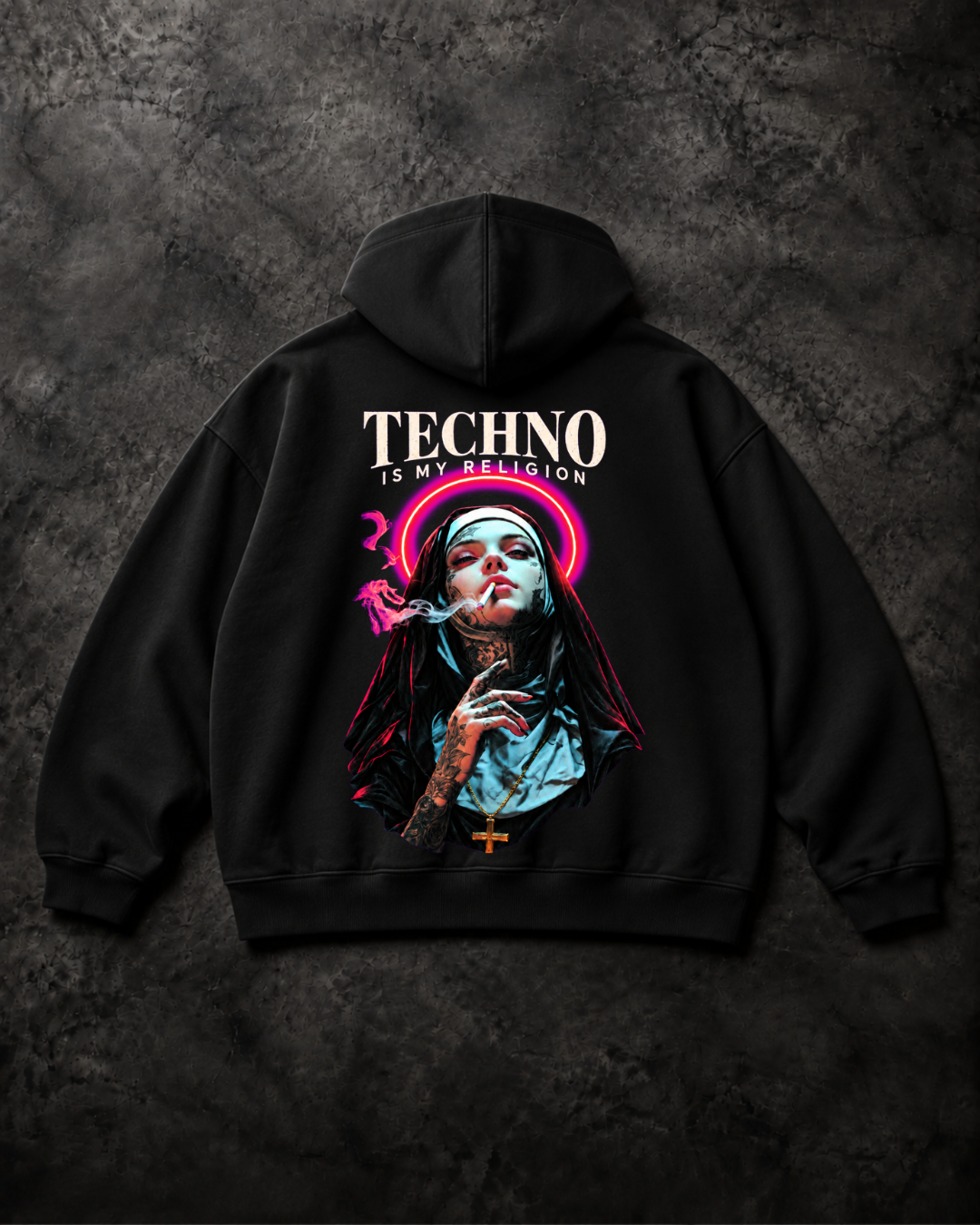 TECHNO - OVERSIZED HOODIE