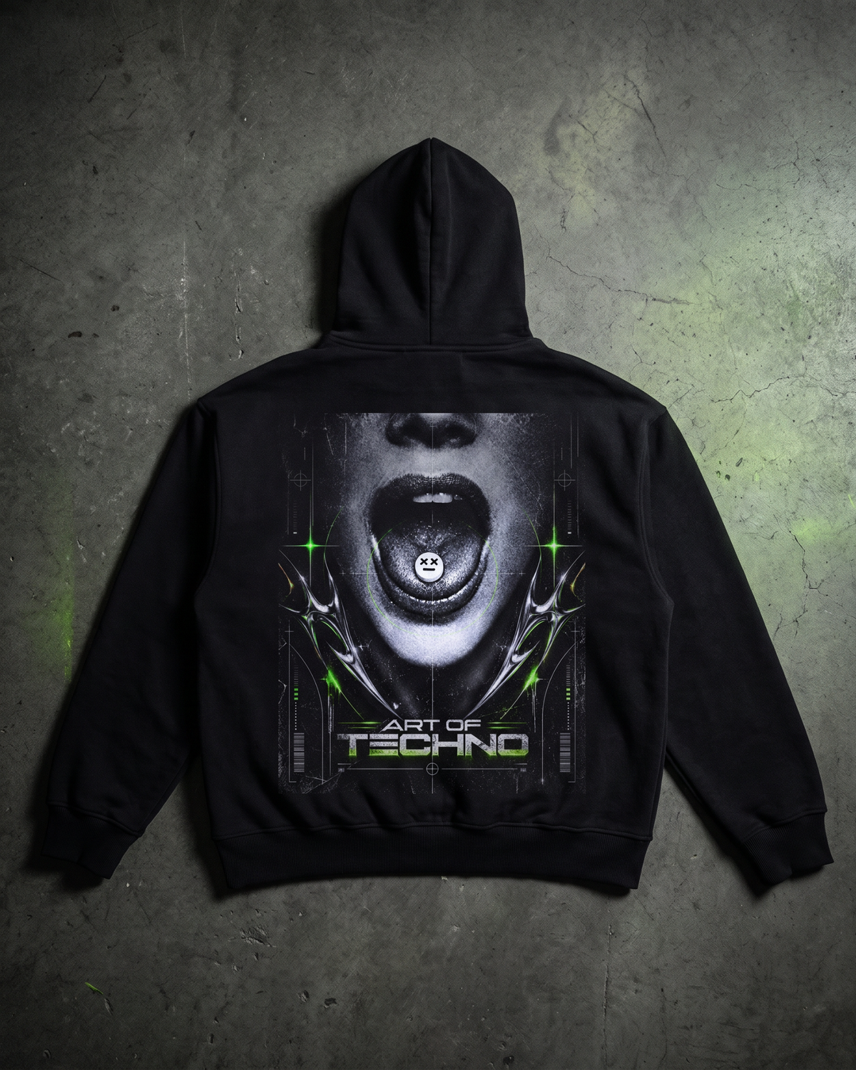 ART OF TECHNO - PILL - OVERSIZED HOODIE