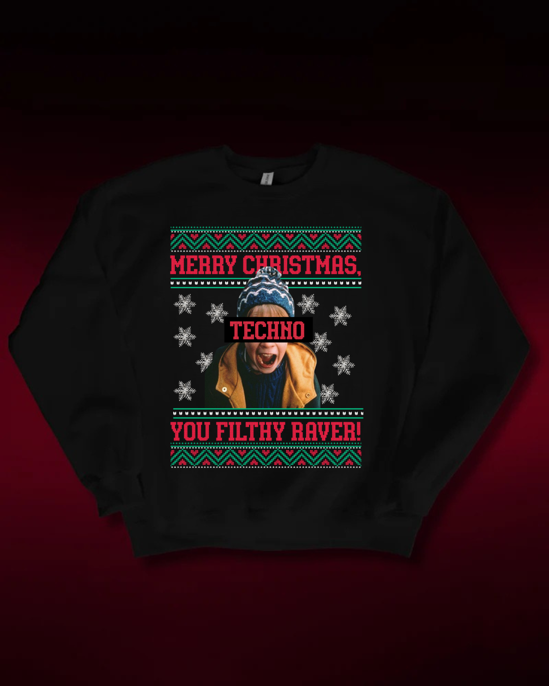 Filthy Raver - CHRISTMAS SWEATER UNISEX