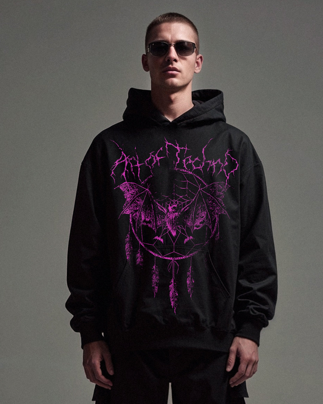 Art of Techno Oversized Hoodie - Shadow Collection