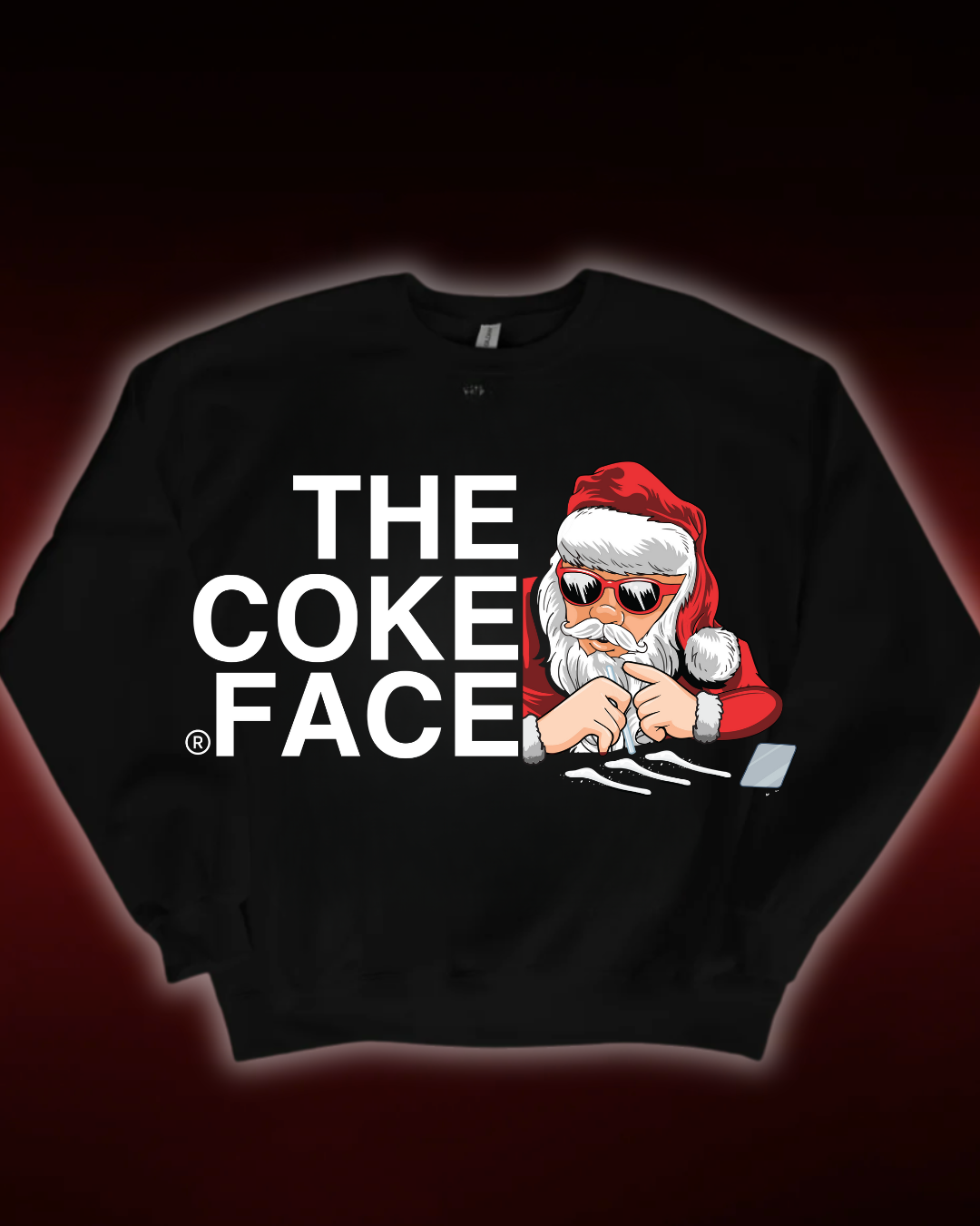 COKE FACE - CHRISTMAS SWEATSHIRT