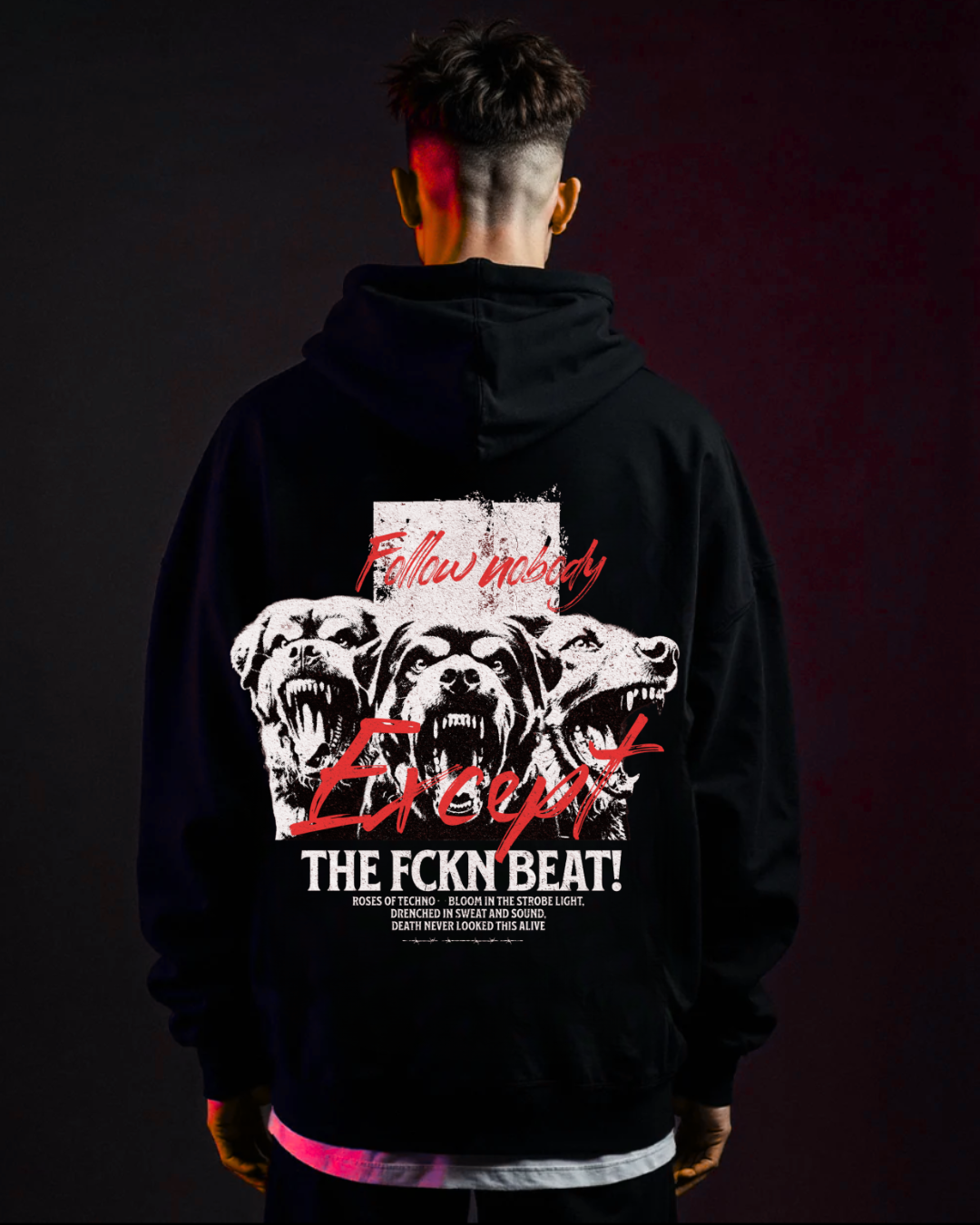 RAVE DOGS - Oversized Hoodie