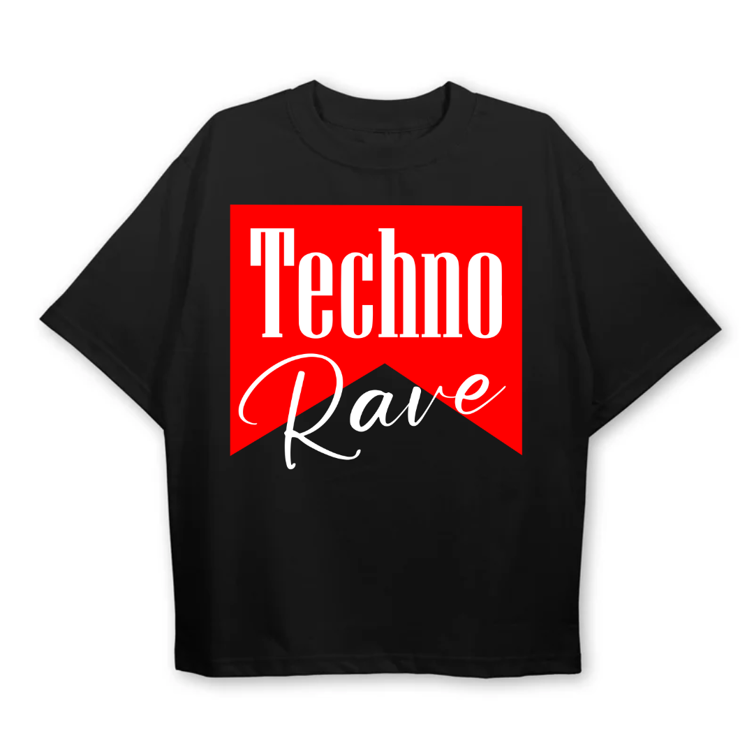 TECHNO RAVE OVERSIZED T-SHIRT