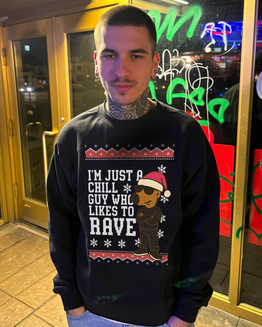 CHILL GUY - CHRISTMAS SWEATER