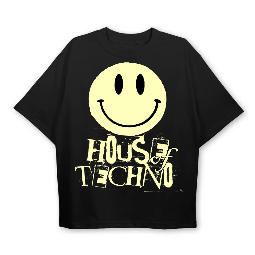 HOUSE TECHNO OVERSIZED T-SHIRT