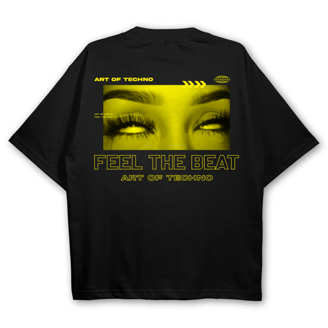 FEEL THE BEAT OVERSIZED T-SHIRT