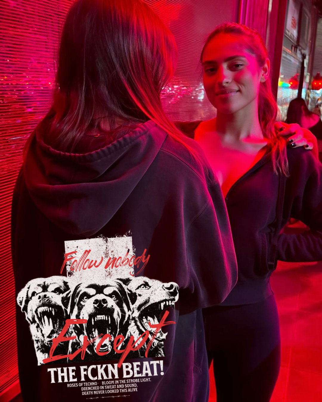 RAVE DOGS - Oversized Hoodie