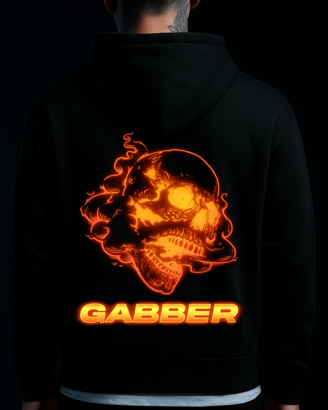 gabber - Oversized Zipper Hoodie