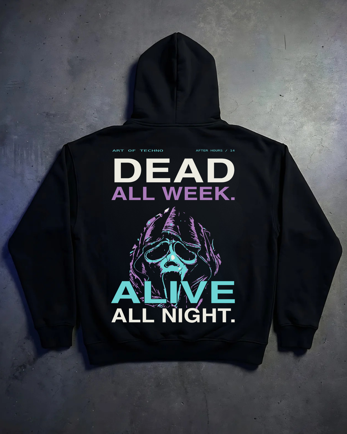 ALIVE ALL NIGHT - Oversized Hoodie