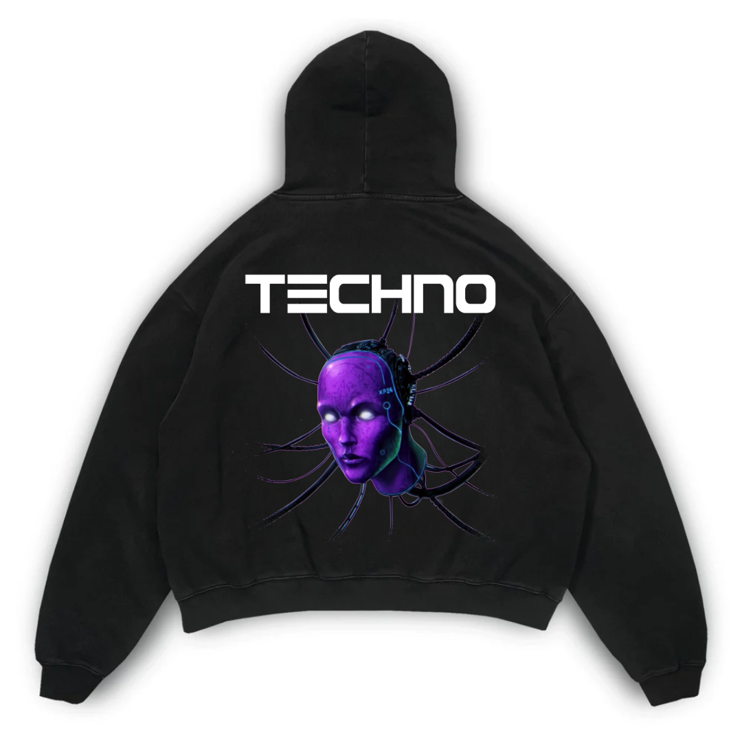 TECHNO OVERSIZED HOODIE