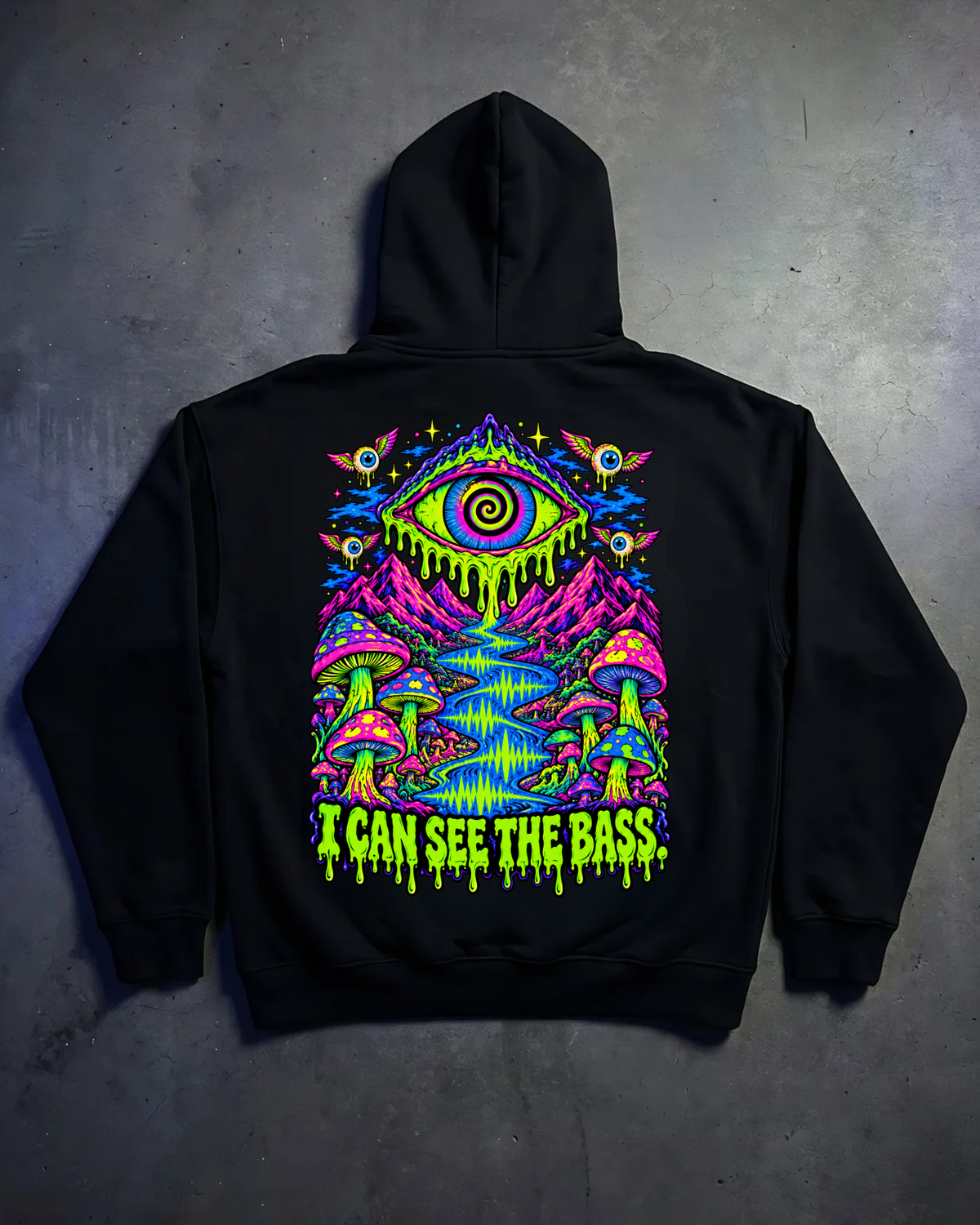 I CAN SEE THE BASS - Oversized Hoodie