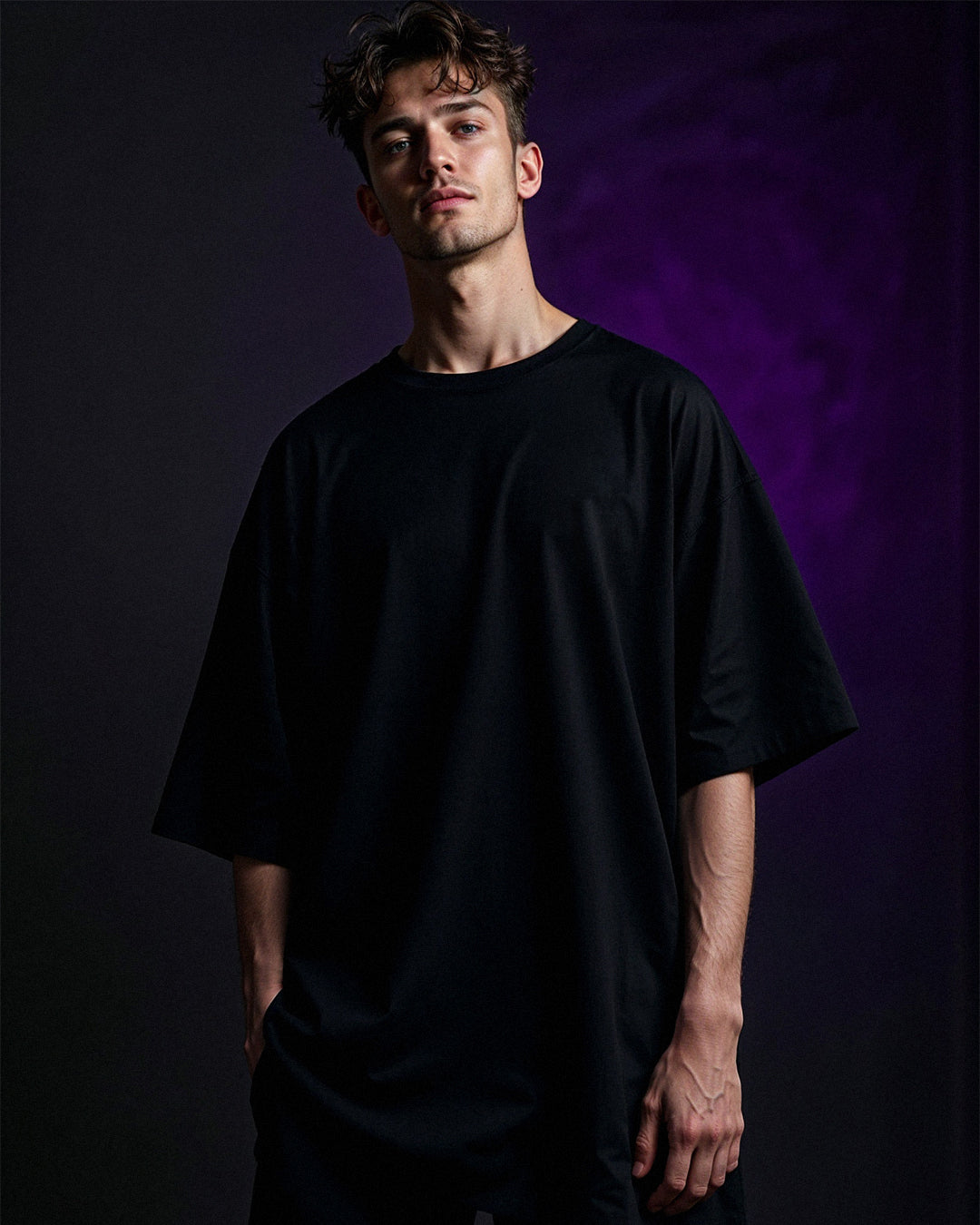 rave in peace purple - Oversized Shirt