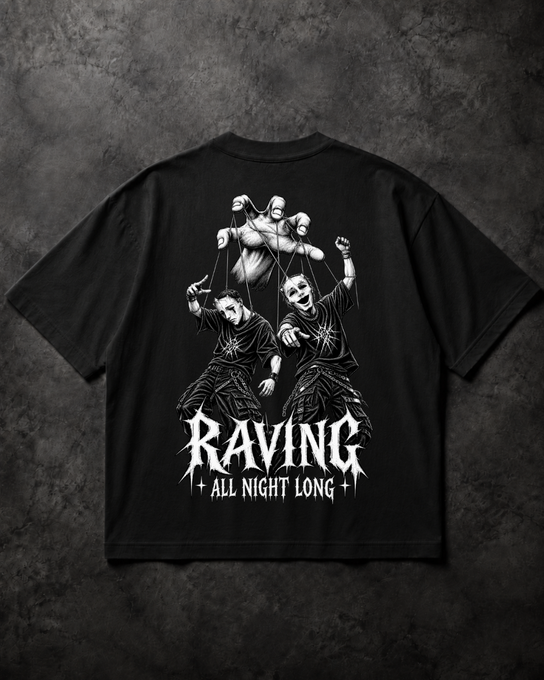 RAVING ALL NIGHT LONG - OVERSIZED SHIRT