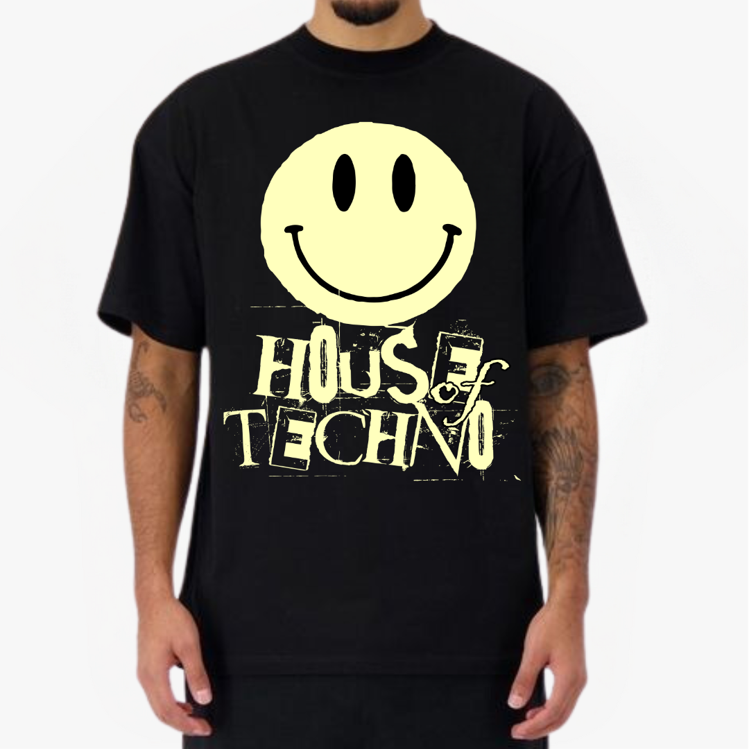 HOUSE TECHNO OVERSIZED T-SHIRT