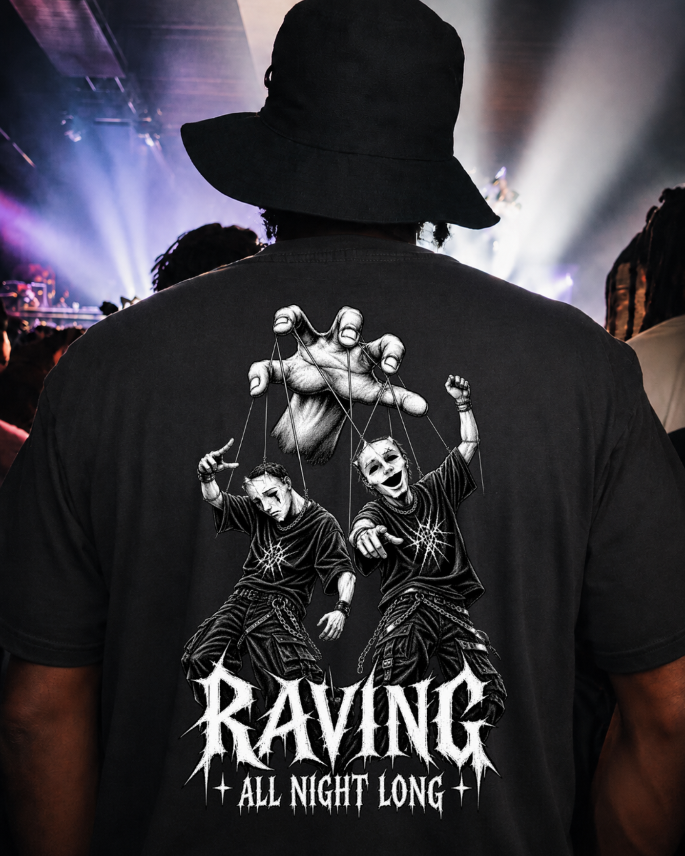 RAVING ALL NIGHT LONG - OVERSIZED SHIRT