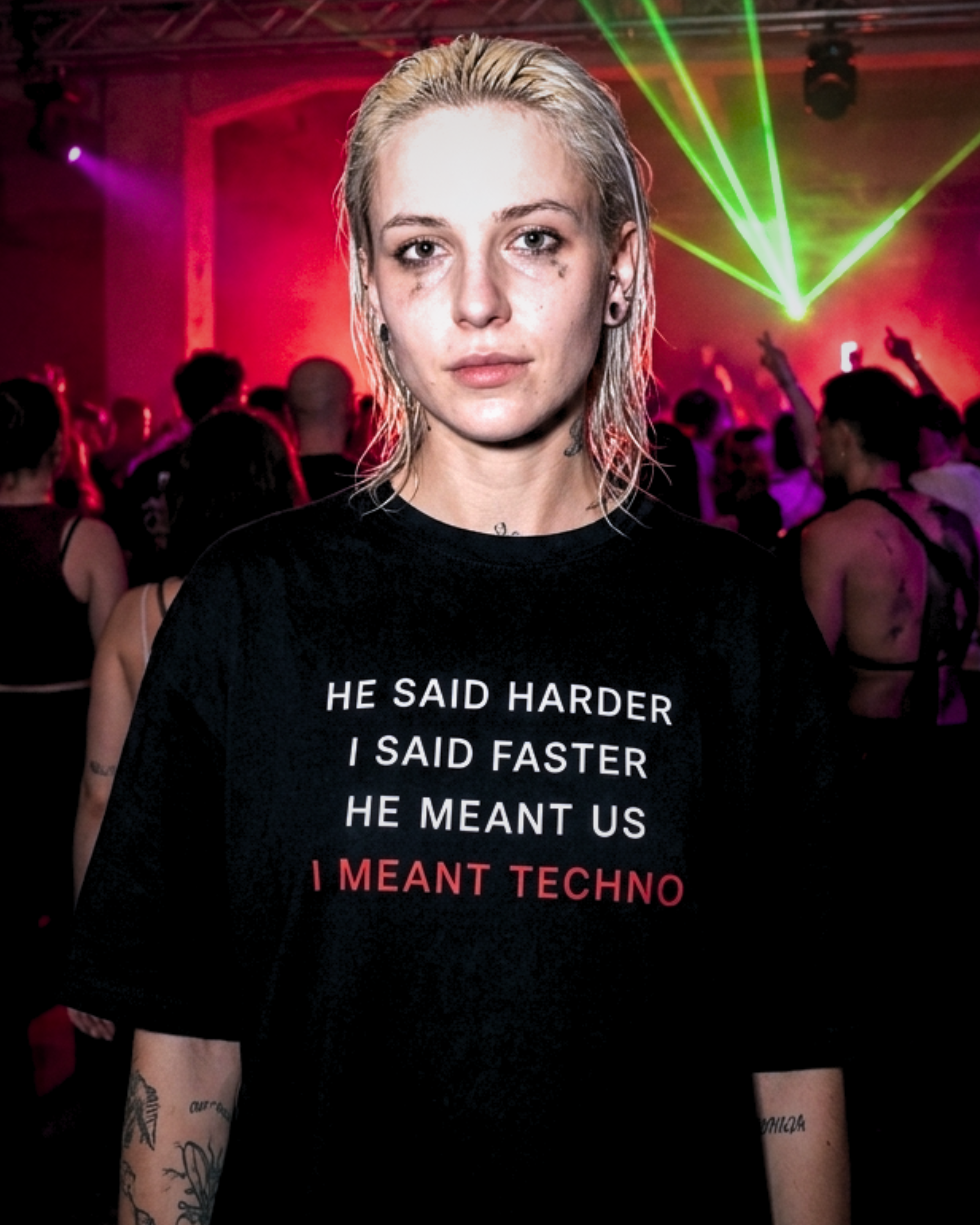I MEANT TECHNO - OVERSIZED SHIRT