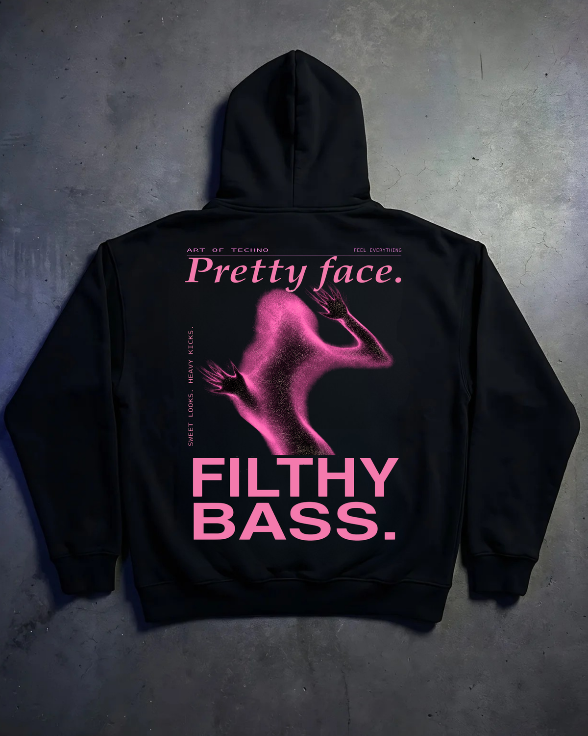 Filthy Bass Ghost - Oversized Hoodie