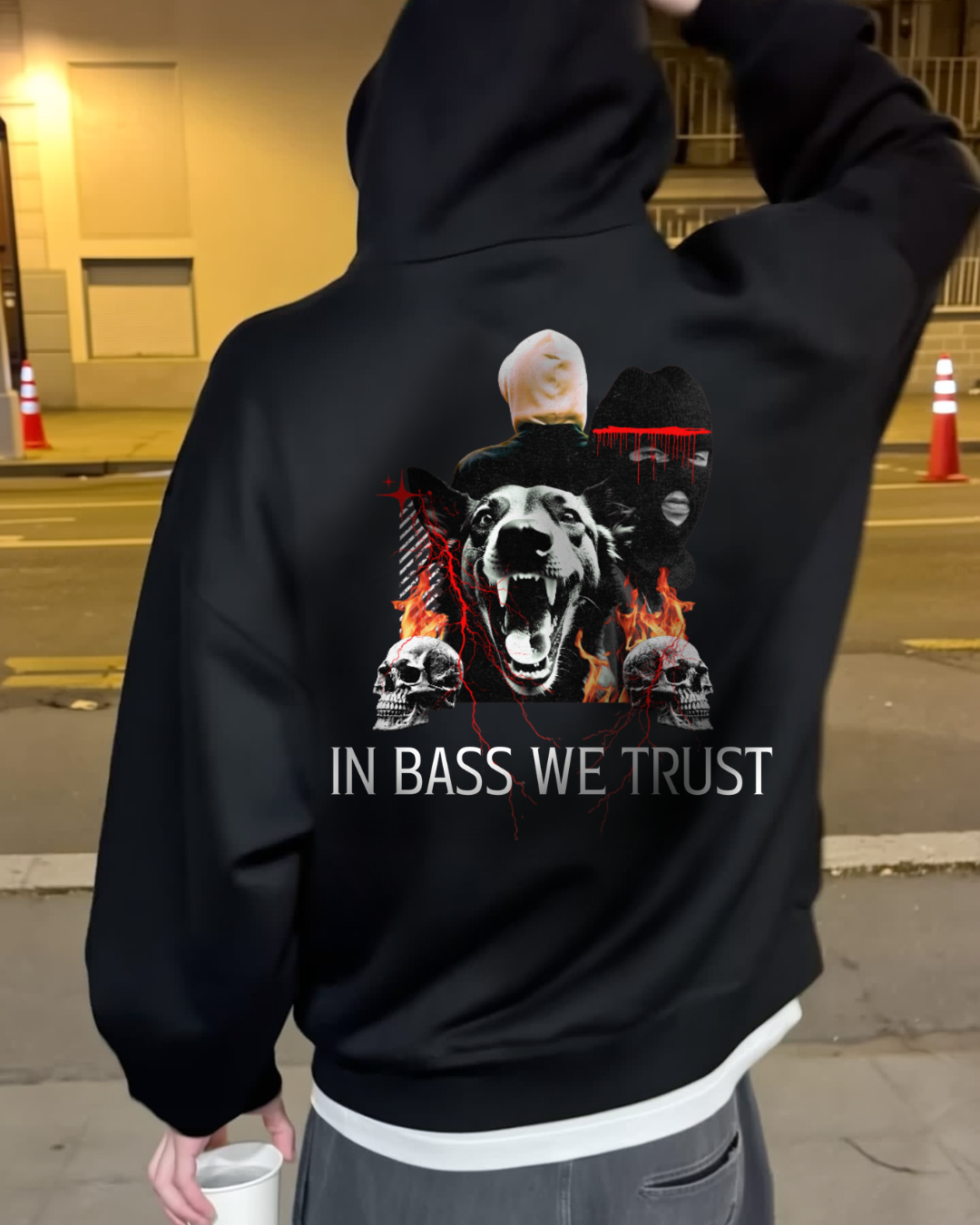 In Bass we trust - Oversized Hoodie
