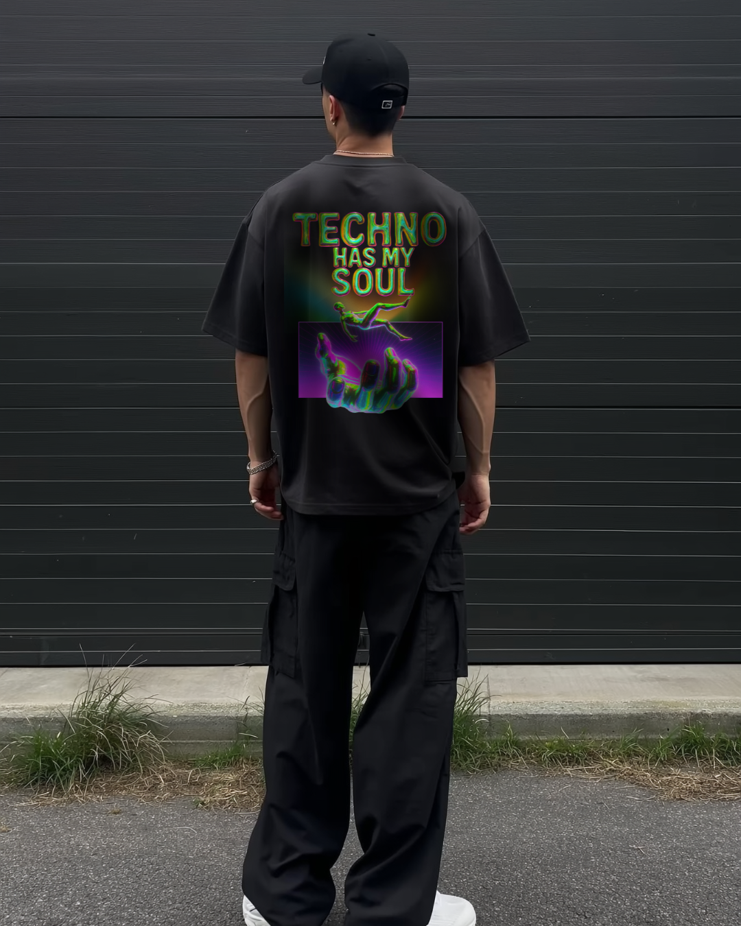 Techno has my soul - Oversized Shirt