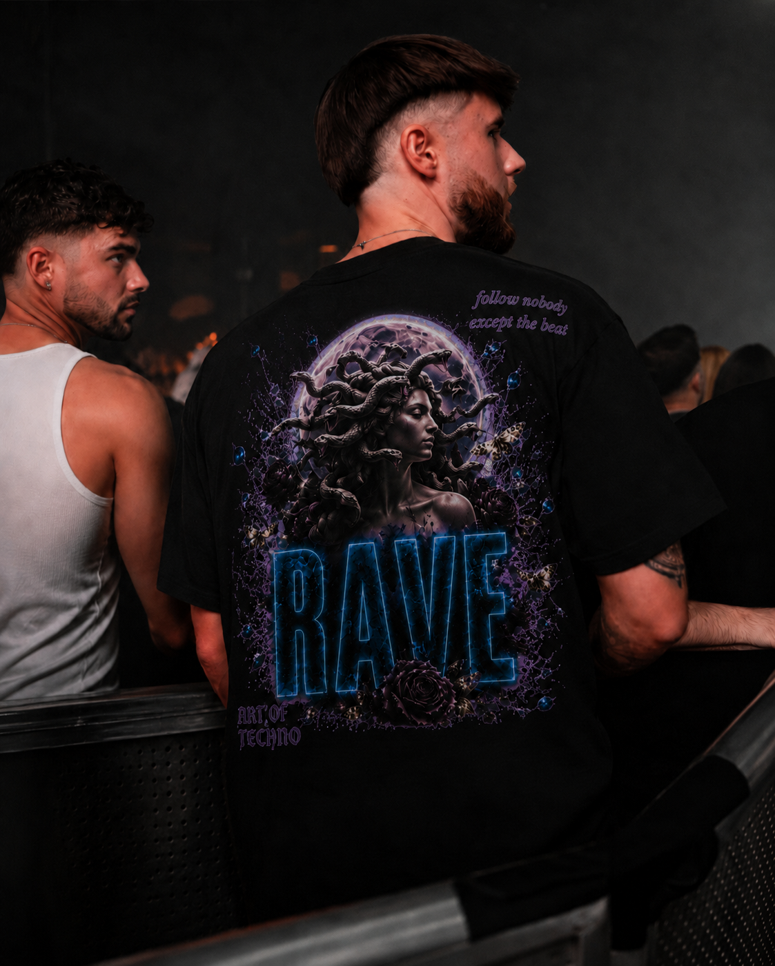 MEDUSA - TECHNO OVERSIZED SHIRT - BACKPRINT