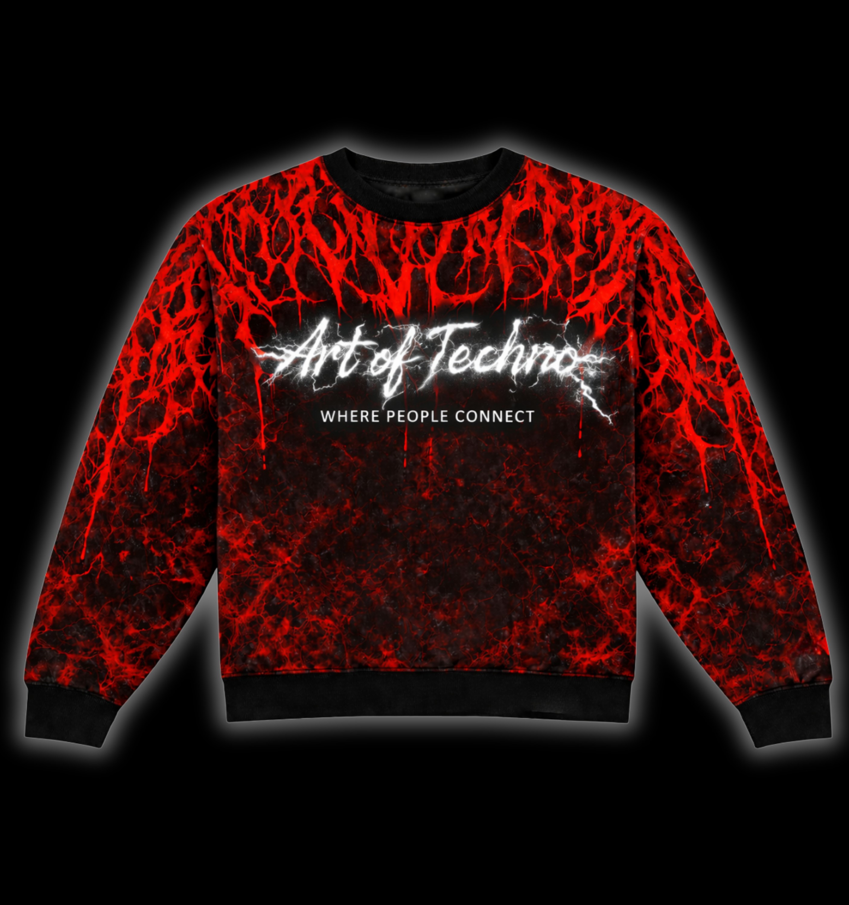 ART OF TECHNO BLOOD - SWEATSHIRT AOP