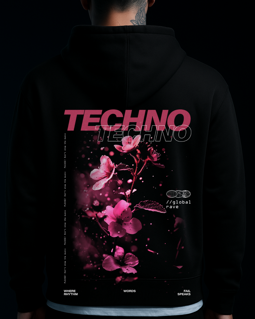 OG ORCHID - Oversized Zipper Hoodie