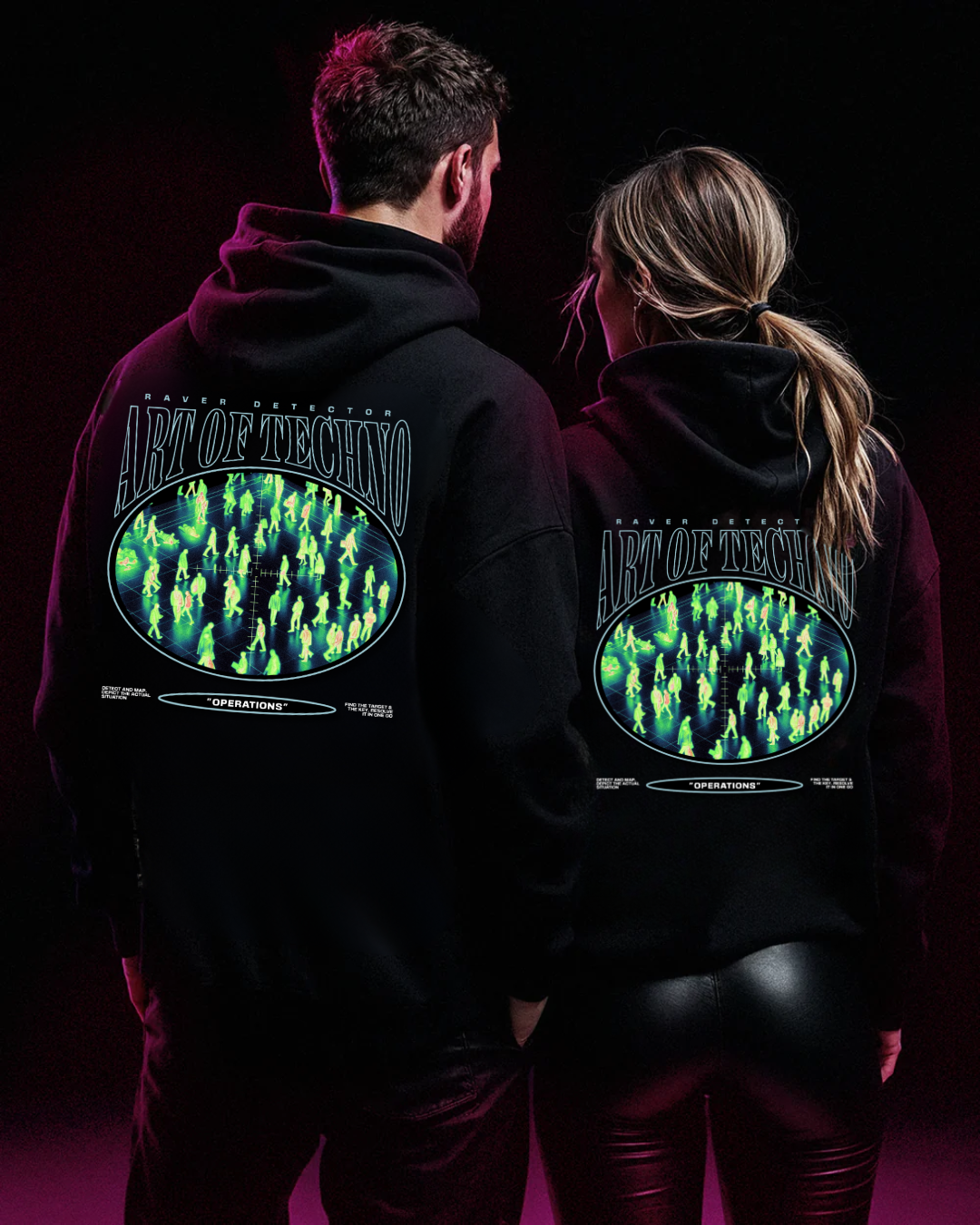 Raver detector - Oversized Hoodie