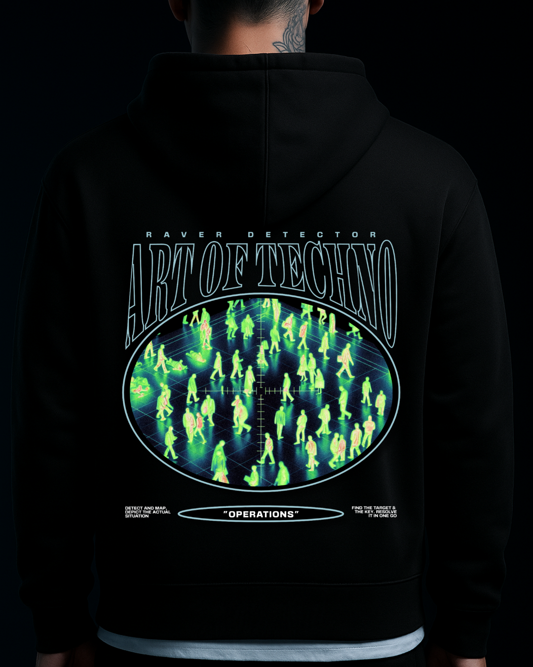 Raver detector - Oversized Hoodie