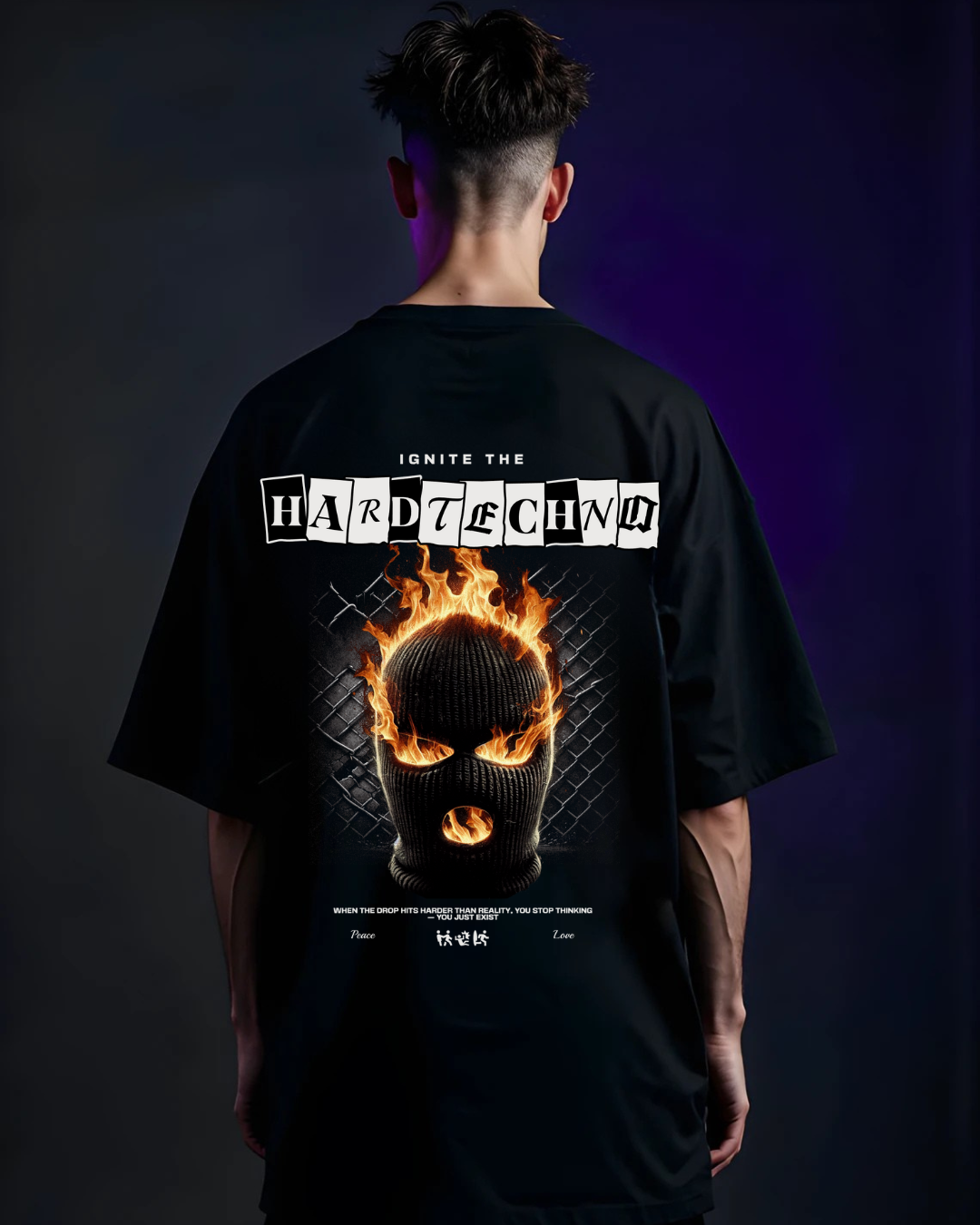 Hardtechno - Oversized Shirt