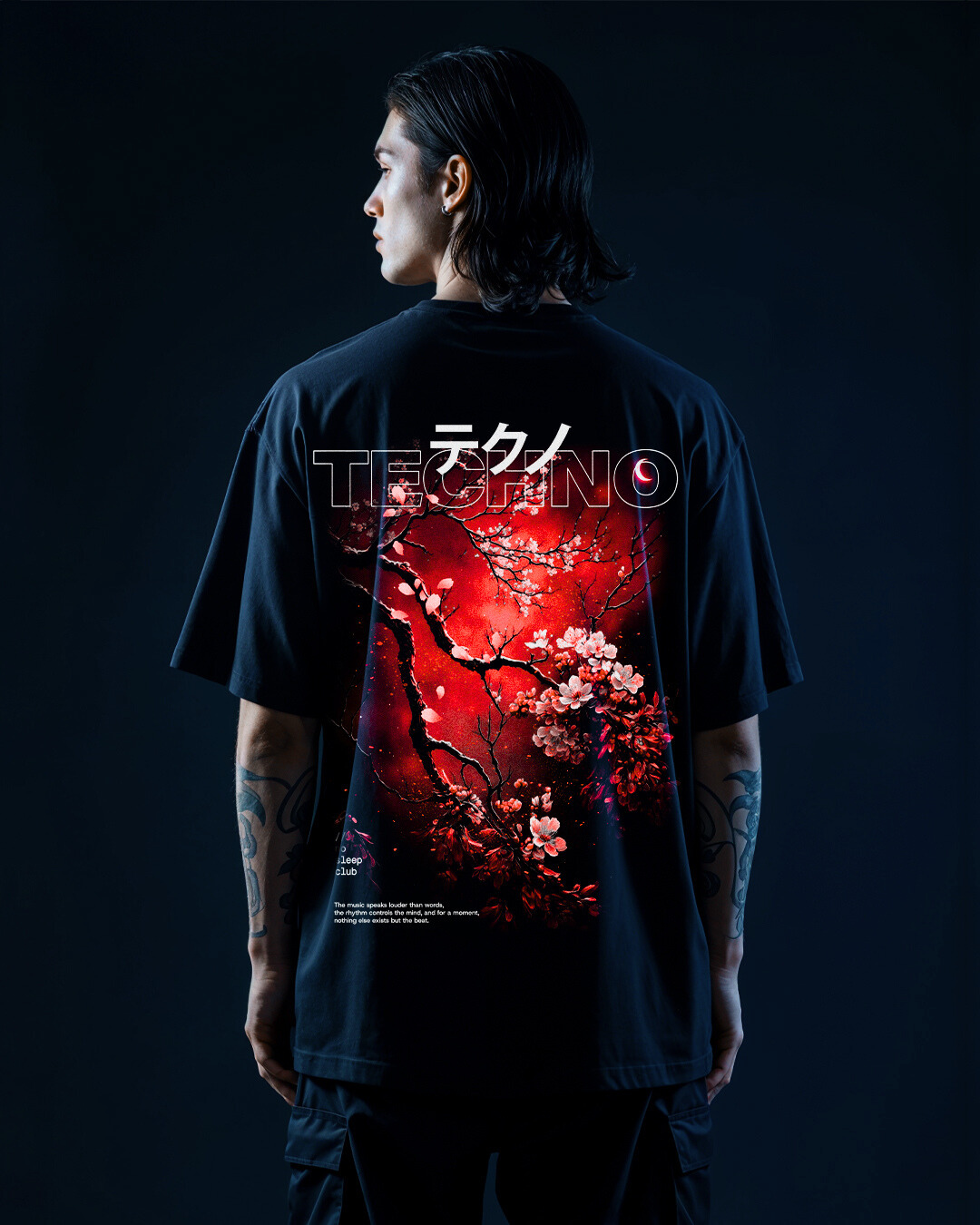 Cherry Blossom Red - Oversized Shirt