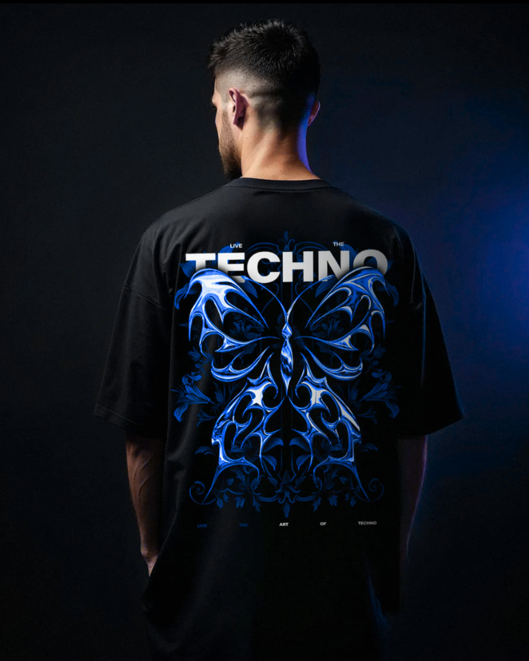 Butterfly Blue - Oversized Shirt