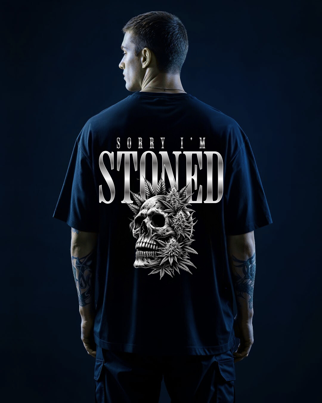 Stoned silver - Oversized Shirt