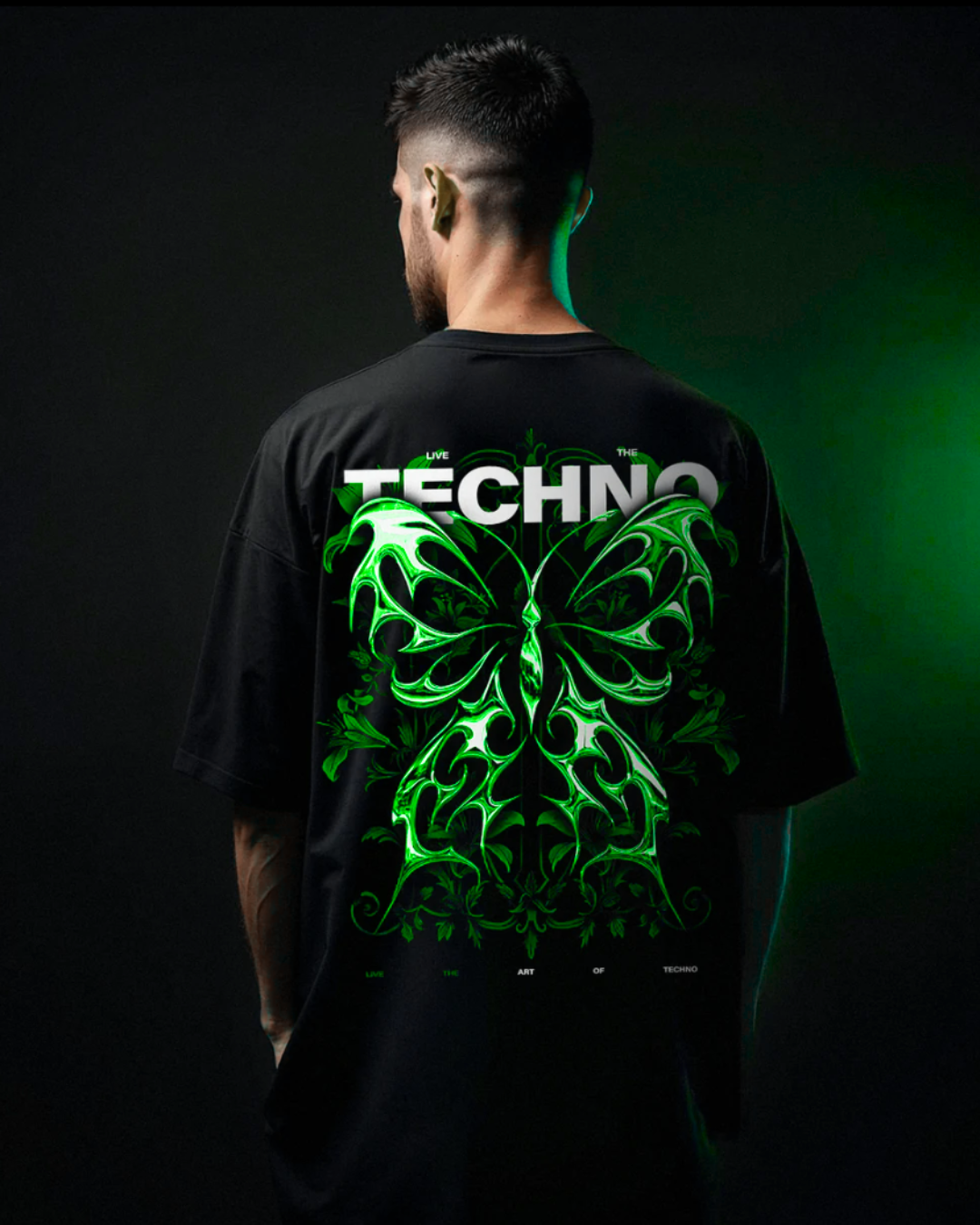 Butterfly Green - Oversized Shirt