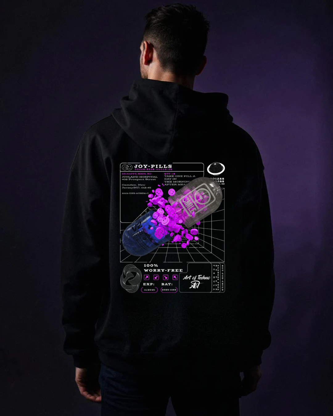 Joy Pills - Oversized Hoodie