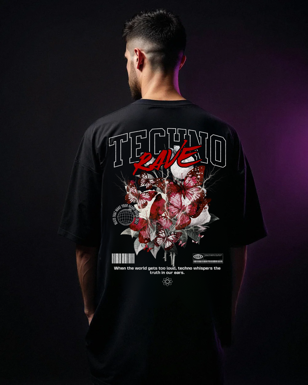 Rave red - Oversized Shirt