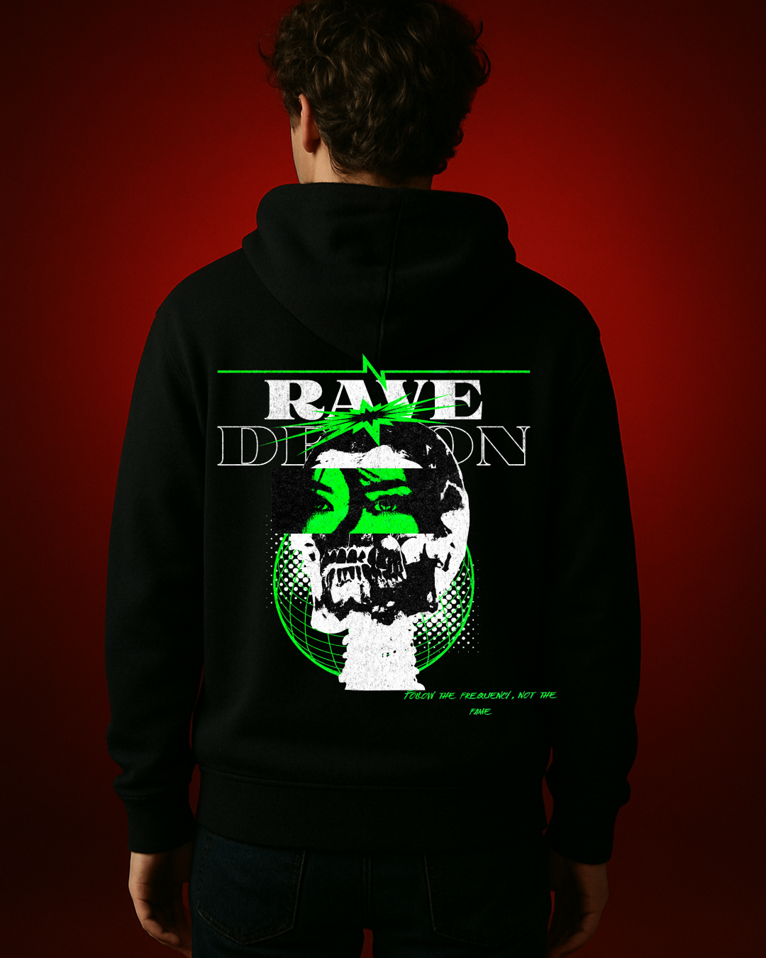 RAVE DEMON - Oversized Hoodie