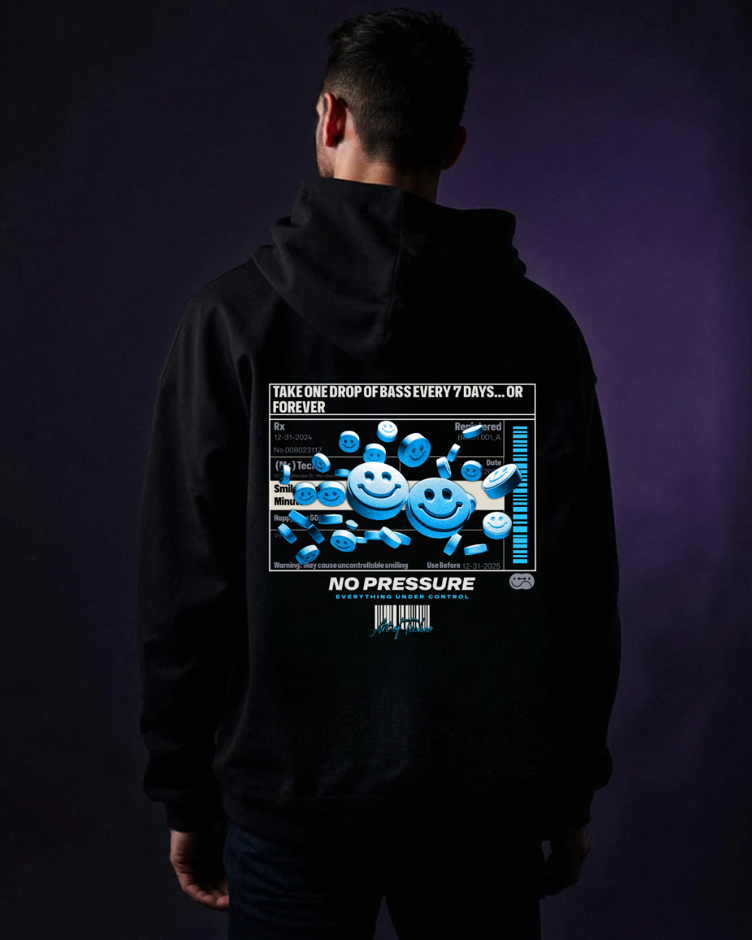 NO pressure - Oversized Hoodie