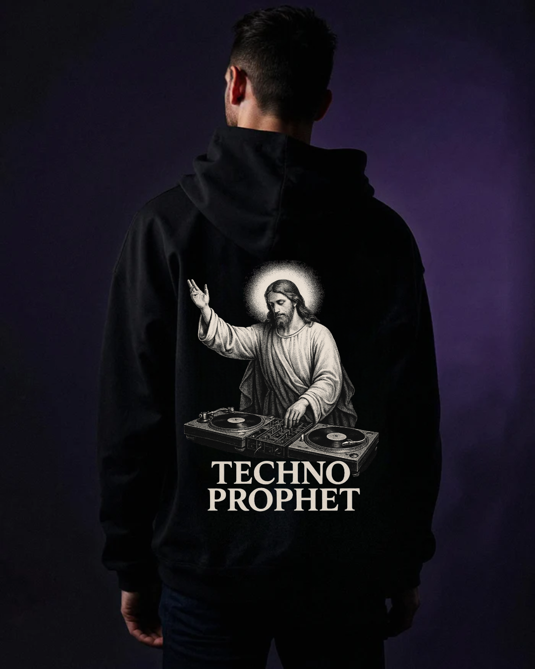 Techno Prophet - Oversized Hoodie