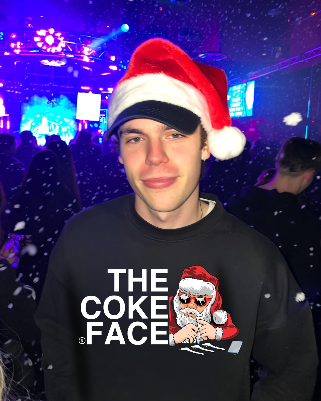COKE FACE - CHRISTMAS SWEATSHIRT