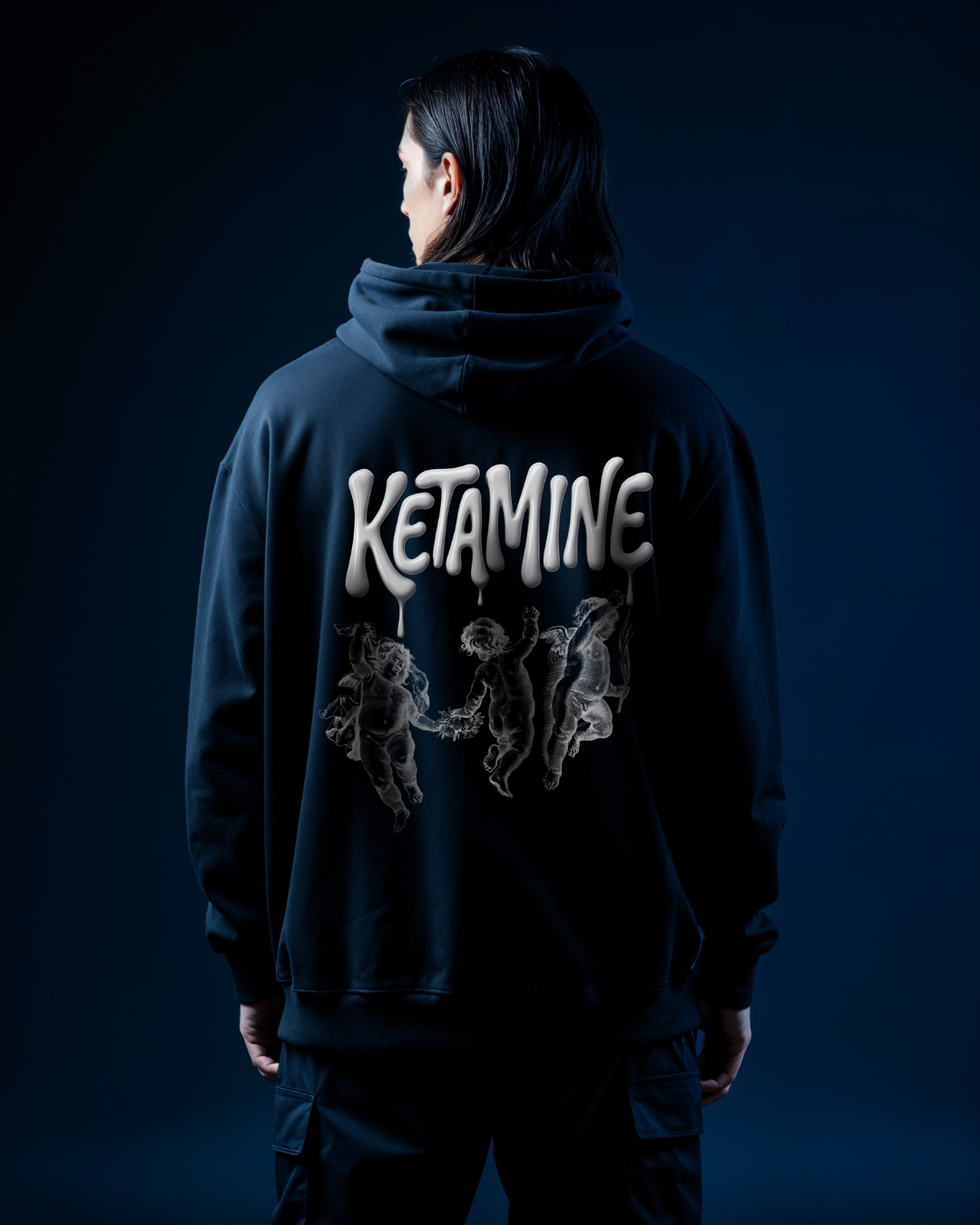 KETAMINE ANGELS - OVERSIZED HOODIE