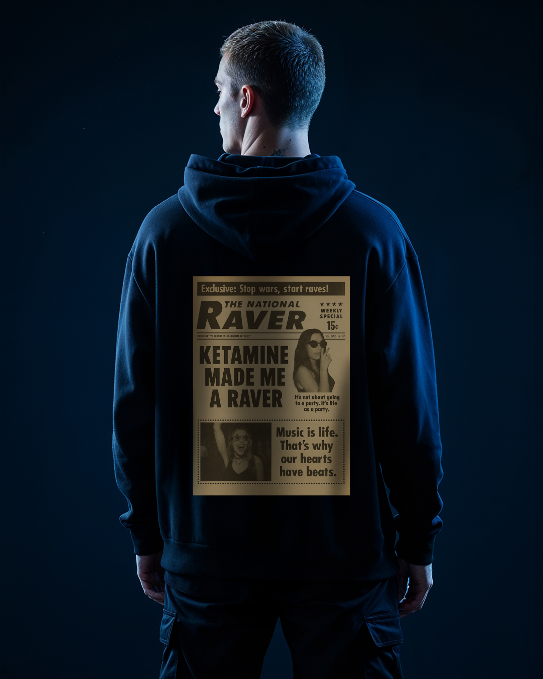 THE NATIONAL RAVER - OVERSIZED HOODIE