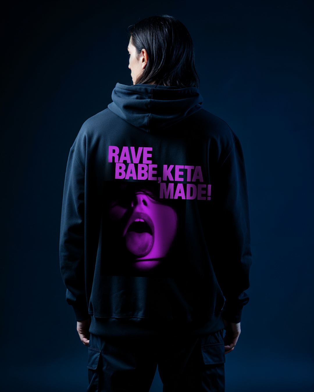 RAVE BABE - OVERSIZED HOODIE