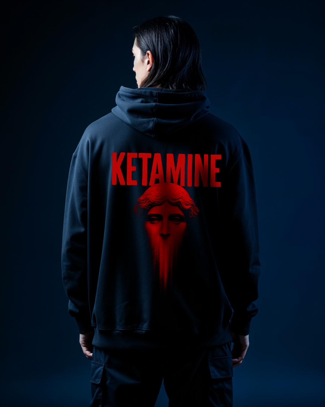 KETAMINE FACE - OVERSIZED HOODIE