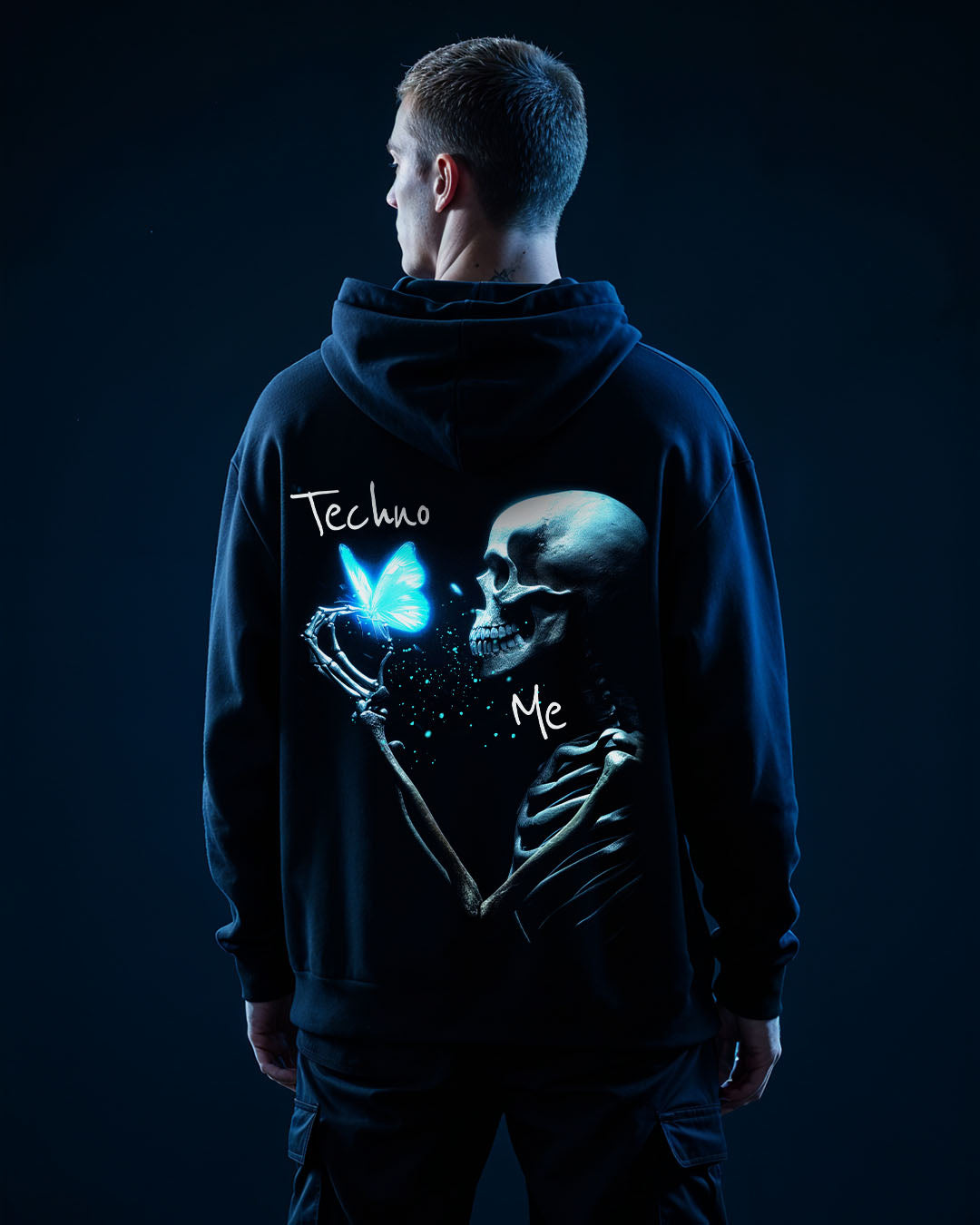 Skull oversized hoodie - spring collection