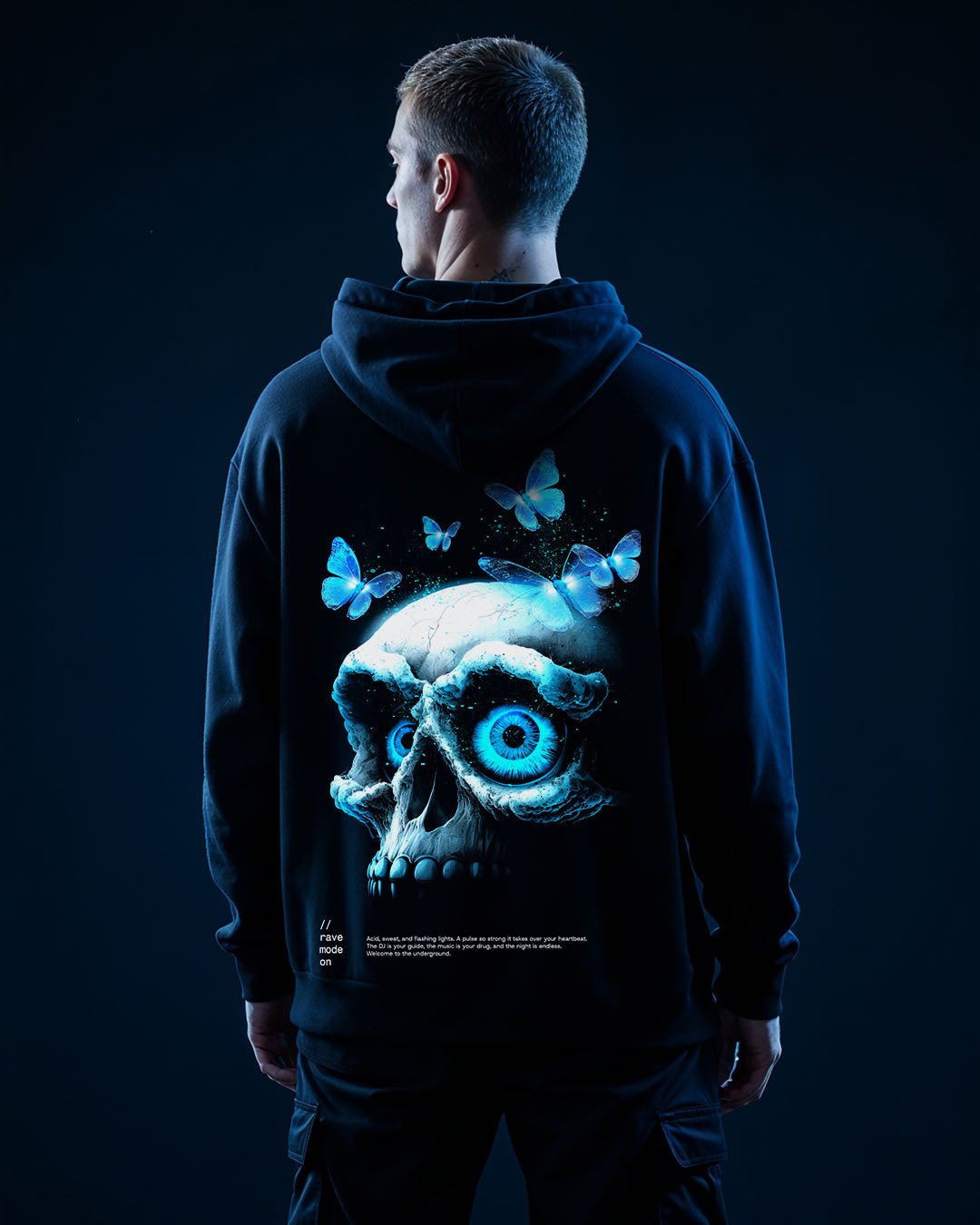 Big Skull oversized hoodie - spring collection