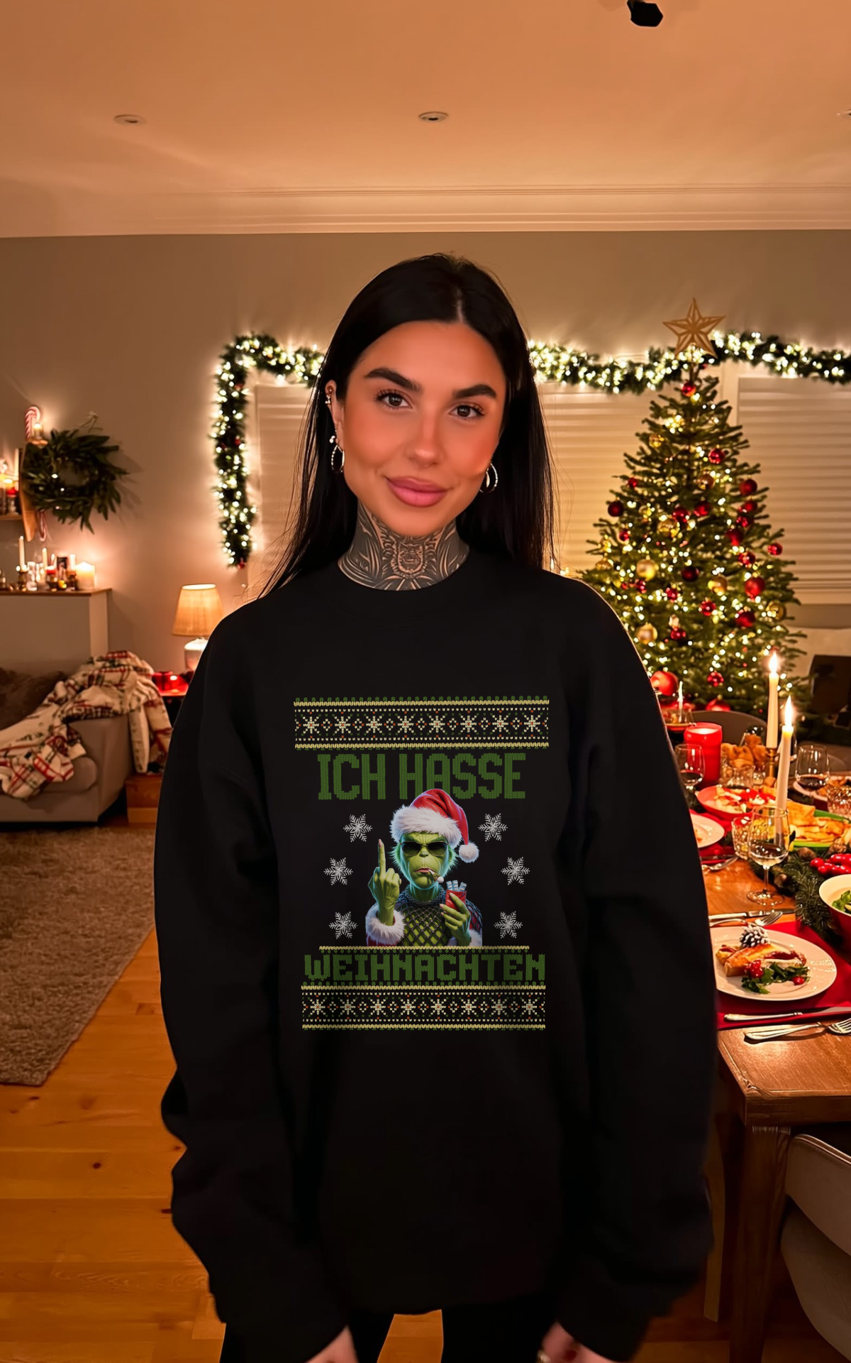 Grinch - CHRISTMAS SWEATER UNISEX
