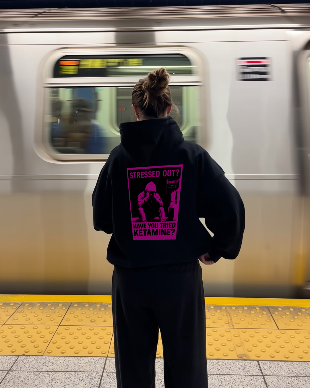 STRESSED OUT? - OVERSIZED HOODIE