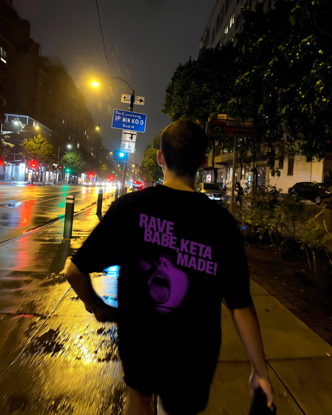 RAVE BABE - OVERSIZED SHIRT